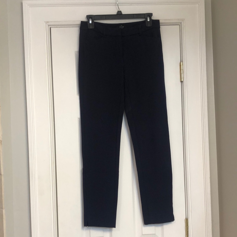 White House black market navy slacks
